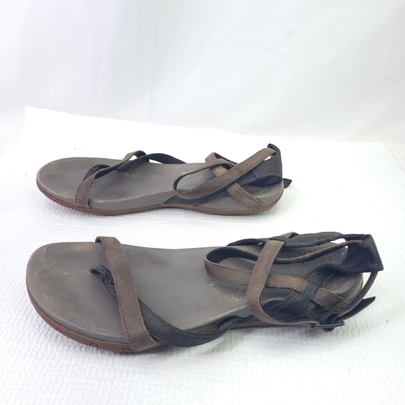 Chaco Juniper Sandals Strappy Open Toe Flats Adjustable Shoes Womens Size 7.5 - Picture 3 of 7